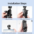 Miniatyrbillede 3 af 6: Til DJI Pocket 3 Kamera Live Streaming Beslag Udvidelsesadapter