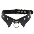 Miniatyrbild 1 av 8: Läder Choker Punk Krage Dam Nitar Dubbade Chocker A6