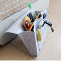 Miniatyrbilde 2 av 7: Oppbevaringsveske i filt for seng/sofa Ljusgrå