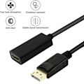 Pikkukuva 3 / 4: DP Uros HDMI-näyttöporttivideoadapterikaapeli kolminkertaisesti suojattu korkealaatuinen 1080p ääni