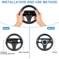 Miniatyrbillede 4 af 5: Rat til Wii Controller, 2 stk. Racing Wheel