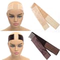 Spets Perukband Sammet 2-pack Brun Plus Nude Halkfri Flexibel