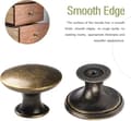 Miniatyrbilde 3 av 5: 12 deler vintage messing runde skapknapper