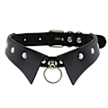 Miniatyrbillede 4 af 8: Læder Choker Punk Krave Dame Nitter Besatte Chokers A3