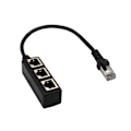 Miniatyrbillede 2 af 4: RJ45 netværk 1 til 3-ports Ethernet-adapter