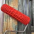 Miniatyrbild 4 av 5: 7-tums 3D-präglad färgrulle Krokodil/Tegelmönster Målarrulle Väggdekoration Målarrullar