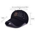Miniatyrbilde 8 av 8: Mesh caps for menn Justerbare pustende caps menn Navy blue