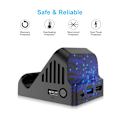 Miniatyrbild 2 av 6: Bärbar Stativ TV-Projektion Laddningsdocka för Switch, Kylfläkt Kompakt 4K HDMI-Adapter med USB 3.0-portar
