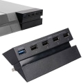 Miniatyrbillede 1 af 4: 5-ports USB-hub til PS4 højhastighedsoplader Controller Splitter Udvidelsesadapter