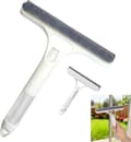 3-in-1 Window Cleaning Squeegee, Multifunctional Spray Window Scraper Cleaning Tool, Mirror Squeegee, Scraper and Scrub Bottle Window Squeegee