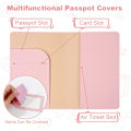 Miniatyrbilde 4 av 5: 2 stk. Passholder Bagasjelapp, Passholder og Sett for par Bryllupsfest Bryllupsreiser pink