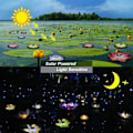 Miniatyrbillede 5 af 6: Solcelle LED Lotusblomst, flydende, dam, pool natlys