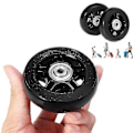 Pikkukuva 4 / 5: 2 kpl Matkalaukun Vaihtopyörät Kumi Kääntöpyörät Pyörät Laakeri Korjaussarjat Wyelv 60mm*18mm