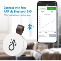 Miniatyrbild 2 av 5: Bluetooth inomhushygrometertermometer, mini inomhustermometer, temperaturövervakningssensor, digital hygrometer för hemmet