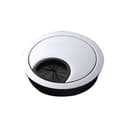 4-pack - Kabelgenomföring för bord - 50 mm Grå