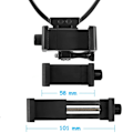 Miniatyrbild 4 av 6: Halsremfäste för GoPro Insta360 DJI Osmo Action 3 Kamera Smartphone Fästen Videokonsol