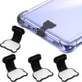 Set med 3 antidammpluggar i silikon för USB C-port