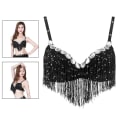 Miniatyrbillede 7 af 10: Mavedans BH Performance Top ROSE RED Rose red