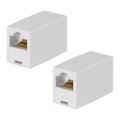 Miniatyrbillede 1 af 2: 2 stk. RJ4 Skarvkontakt - Sammenkobl netværkskabler & forlæng