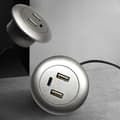 Miniatyrbilde 5 av 8: Innebygd Desktop USB TYPE-C Lader Møbelkontakt Lading White