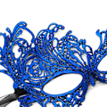 Miniatyrbilde 3 av 5: Maskerade maske for kvinner metallmaske venetiansk festkveld