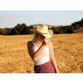 Miniatyrbild 4 av 4: Western Cowboy och Cowgirl Hatt, Pinch Front, Bred Brätte Stil