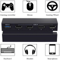 Miniatyrbillede 2 af 4: 5-ports USB-hub til PS4 højhastighedsoplader Controller Splitter Udvidelsesadapter