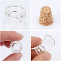 Miniatyrbild 5 av 5: 20 st 5ml julklappsflaskor, glasflaskor med korkstopp S 15x22mm