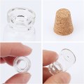 Miniatyrbilde 5 av 5: 20 stk 5ml julegaveflaske, glassflasker med korkpropp S 15x22mm