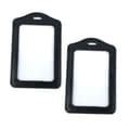 2-pack ID-hållare Korthållare PU Passerkort / ID-kort -