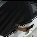 Miniatyrbild 5 av 10: Sun Shade / Mosquito Net for Car - Attaches Over Car Door front window
