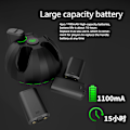 Miniatyrbilde 2 av 11: Kontrollenhet Ladestasjon med batteripakke, 4 i 1 hurtigladerstativ + 4x 1100mAh batterier for XB