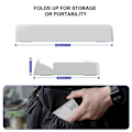 Miniatyrbilde 4 av 6: Stativ for ASUS ROG Ally 2023/Steam Deck/Switch/Nettbrett/Mobil Hvit