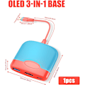 Pikkukuva 2 / 5: Telakka Nintendo Switch OLED:lle, USB Type C - HDMI-sovitin