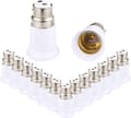 15 st B22 till E27 Sockeladapter, Lampfot Konverterare, Glödlampsadapter för LED-lampor