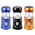 Miniatyrbillede 1 af 5: Solar campinglampe USB genopladelig lommelygte Bærbar nødlampesæt Blue