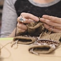 Miniatyrbillede 6 af 6: 2-pak justerbare strikkeringe hæklenåle til DIY strikning