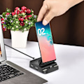 Miniatyrbillede 9 af 9: USB C Hub Dockingstation Telefonholder Dex Pad Station USB C Til-kompatibel Dock Strømlader Kit