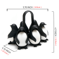 Miniatyrbilde 5 av 9: Pingvinformet eggestativ Cooker Egg butik Server for å lage kokte egg