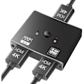 Miniatyrbild 1 av 5: HDMI 2.0 Växlare 2 in 1 ut 4K HDMI Splitter 1 in 2 ut