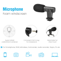 Miniatyrbilde 3 av 8: Vlogging Videopakke med Stativ Mikrofon LED-lys Telefonholder