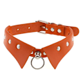 Miniatyrbillede 1 af 8: Læder Choker Punk Krave Dame Nitter Besatte Chokers A8
