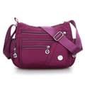 Vandtæt nylon mode dame enkelt skuldertaske Purple