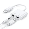 Miniatyrbild 1 av 5: Apple iPhone Lightning Audio Adapter Splitter