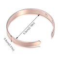 Miniatyrbillede 2 af 4: Dame Magnetisk Lymfatisk Cirkulation Åbent Armbånd Sundhed