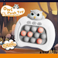 Miniatyrbild 9 av 11: Pop It Spelmaskin Söt Tecknad Dinosaur Astronaut Uggla Förälder-barn owl onesize