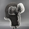 Miniatyrbillede 3 af 4: Vinter Plys Bomberhatte Unisex Varm Sne Bonnet Øreklaphatte black color