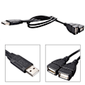 Pikkukuva 5 / 11: 1* USB 2.0 A uros - 2 kaksois naaras Jack Y-jakaja Hub Virta