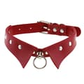 Läder Choker Punk Krage Dam Nitar Dubbade Chocker A1