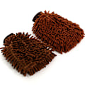 Miniatyrbillede 1 af 2: Mikrofiber Bilvaskehandske Tyk Ultra Blød Sæt Brown